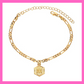 M Initial Letter Anklet